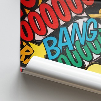 Pop Art Boom Bang Posteri
