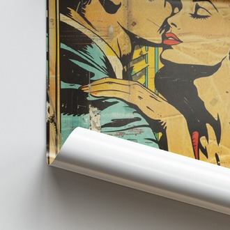 Pop Art Bir Çift Posteri