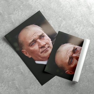 Kongrede Atatürk Posteri