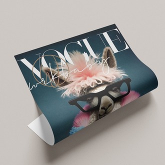 Vogue Dergi Kapağı Poster