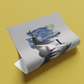 Van Gogh ve Heykel Poster