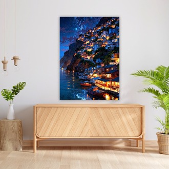 Santorini Çizim Poster