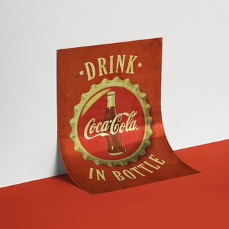 Coca Cola Vintage Poster