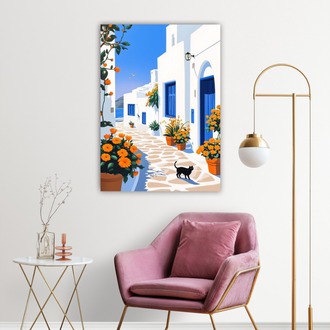 Çizim Bodrum Evleri Posteri