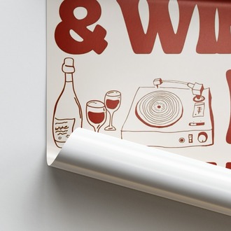 Music&Wine Poster