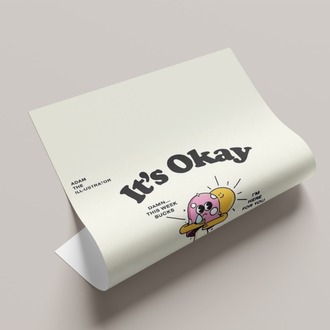 It's Okey Poster Çizimi