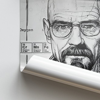 Walter White Karakalem Poster