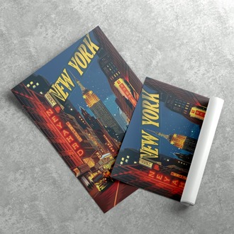 New York ve Taksi Posteri