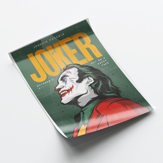 Çizim Retro Joker Filmi Posteri