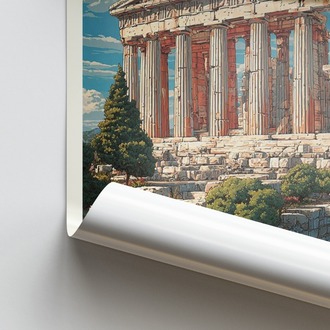 Acropolis Çizim Poster