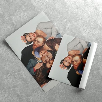 Friends ve Dönem Sanatçıları Çizim Poster