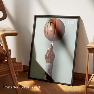 Top Döndürme Basket Topu Posteri