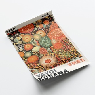 Yayoi Kusama Tokyo 1998 Poster