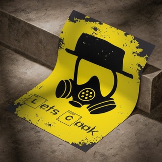 Les't Cook Breaking Bad Poster