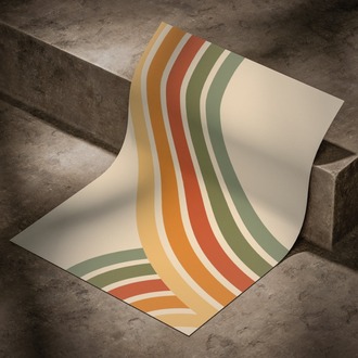 Renkli Soyut Şekiller Poster