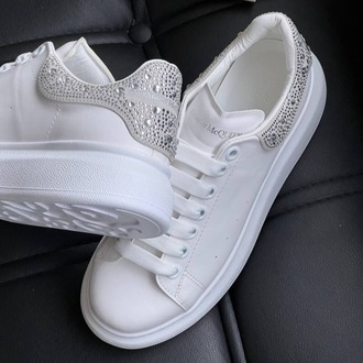 Alexander McQueen Beyaz-Beyaz Taşlı