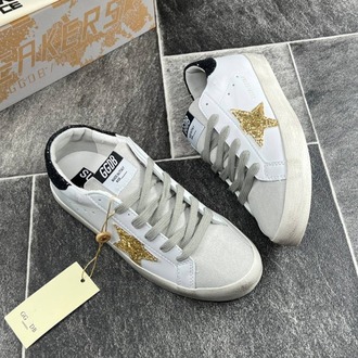 Golden Goose Siyah-Gold Simli