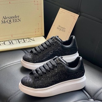 Alexander McQueen Siyah Simli