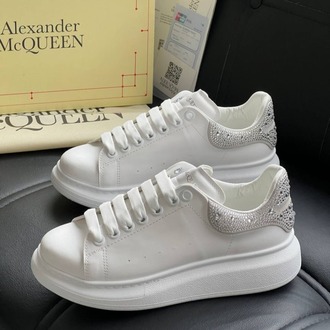 Alexander McQueen Beyaz-Beyaz Taşlı