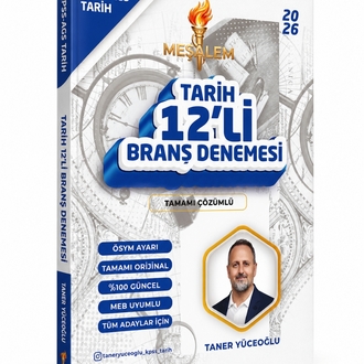 KPSS- AGS TARİH 12'Lİ BRANŞ DENEMESİ