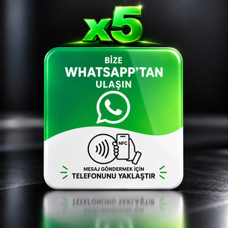 5'li Whatsapp NFC Kartı
