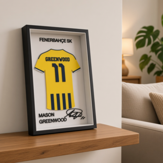 Mason Greenwood - Fenerbahçe SK - İmzalı Forma Çerçevesi