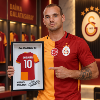 Wesley Sneijder - Galatasaray SK - İmzalı Forma Çerçevesi