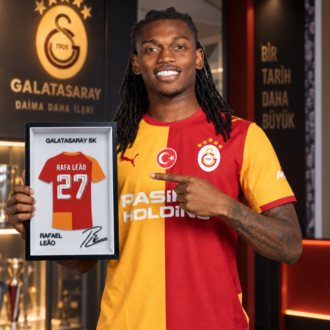 Osimhen, Leão, Sané, Barış Alper - Galatasaray Yıldızları 4’lü İmzalı Set