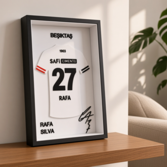 Rafa Silva - Beşiktaş JK - İmzalı Forma Çerçevesi