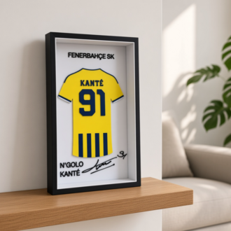 NGolo Kanté - Fenerbahçe SK - İmzalı Forma Çerçevesi