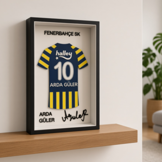 Arda Güler - Fenerbahçe SK - İmzalı Forma Çerçevesi