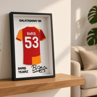 Barış Alper Yılmaz - Galatasaray SK - İmzalı Forma Çerçevesi