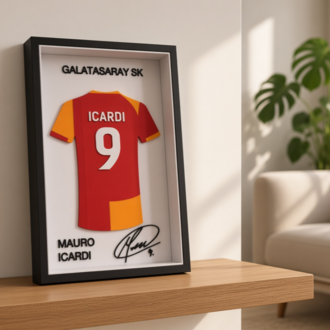 Mauro Icardi - Galatasaray SK - İmzalı Forma Çerçevesi
