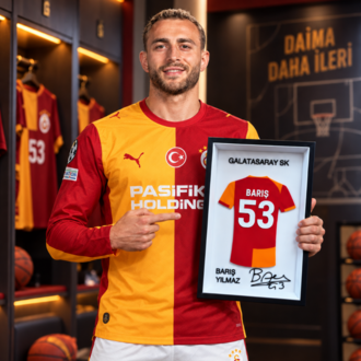 Barış Alper Yılmaz - Galatasaray SK - İmzalı Forma Çerçevesi