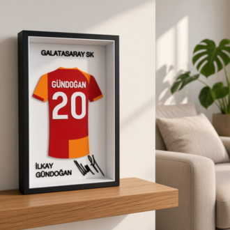 İlkay Gündoğan - Galatasaray SK - İmzalı Forma Çerçevesi
