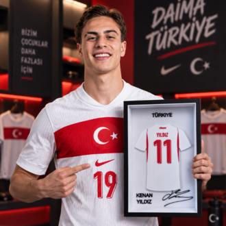Kenan Yıldız - Türkiye Milli Takım - İmzalı Forma Çerçevesi
