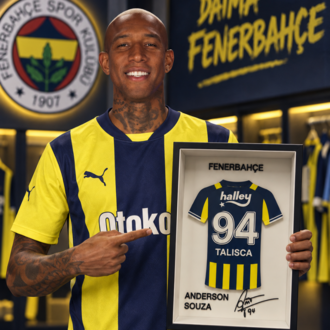Talisca Anderson Souza - Fenerbahçe SK - İmzalı Forma Çerçevesi