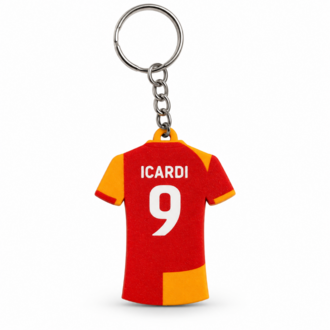 Aşkın Olayım - Mauro Icardi Forma Anahtarlık – Sarı Kırmızı Taraftar Anahtarlığı