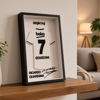 Ricardo Quaresma - Beşiktaş JK - İmzalı Forma Çerçevesi