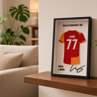 Noa Lang - Galatasaray SK - İmzalı Forma Çerçevesi