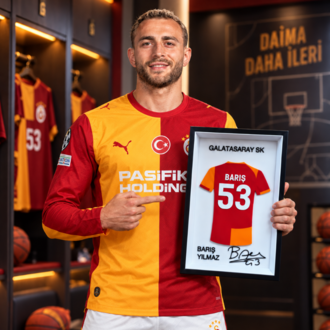 Osimhen, Leão, Sané, Barış Alper - Galatasaray Yıldızları 4’lü İmzalı Set