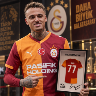 Noa Lang - Galatasaray SK - İmzalı Forma Çerçevesi