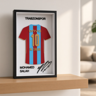 Mohamed Salah - Trabzonspor - İmzalı Forma Çerçevesi