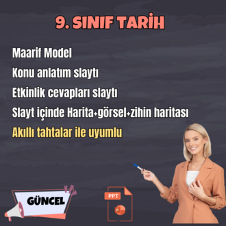 9. SINIF TARİH MAARİF MODEL