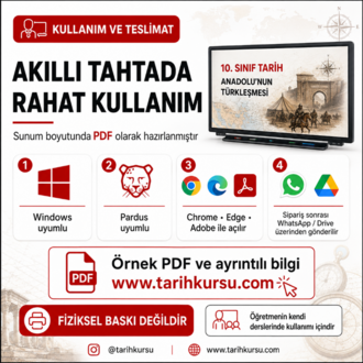 2026-2027 Maarif Model 10. Sınıf Tarih Öğretmen Ders Paketi