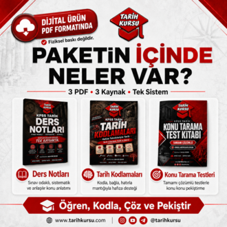 KPSS TARİH ÖĞRENCİ PAKETİ | 3 PDF