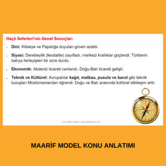 10. SINIF TARİH MAARİF MODEL