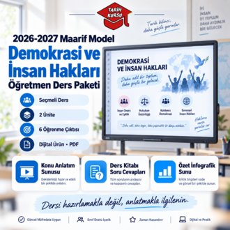 Maarif Model Demokrasi ve İnsan Hakları Öğretmen Ders Paketi | Seçmeli Ders