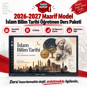 Maarif Model İslam Bilim Tarihi Öğretmen Ders Paketi | Seçmeli Ders