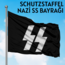 50*75 cm Alman Waffen-SS Bayrağı